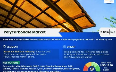 Polycarbonate Trends: Significant Growth Expected Through 2030