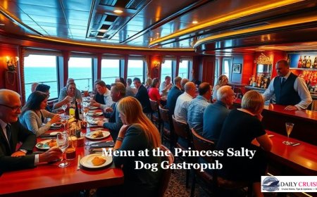 Princess Salty Dog Gastropub Menu 2025: A Culinary Adventure at Sea