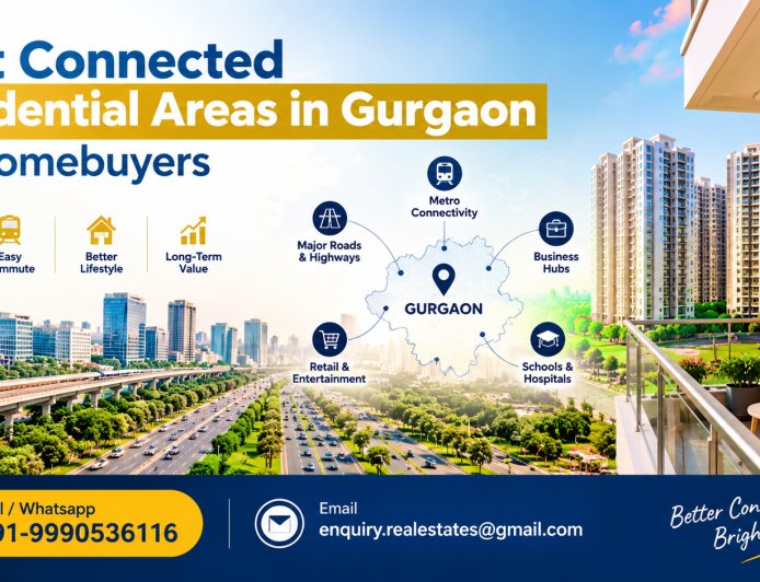 Best Connected Residential Areas in Gurgaon for Homebuyers